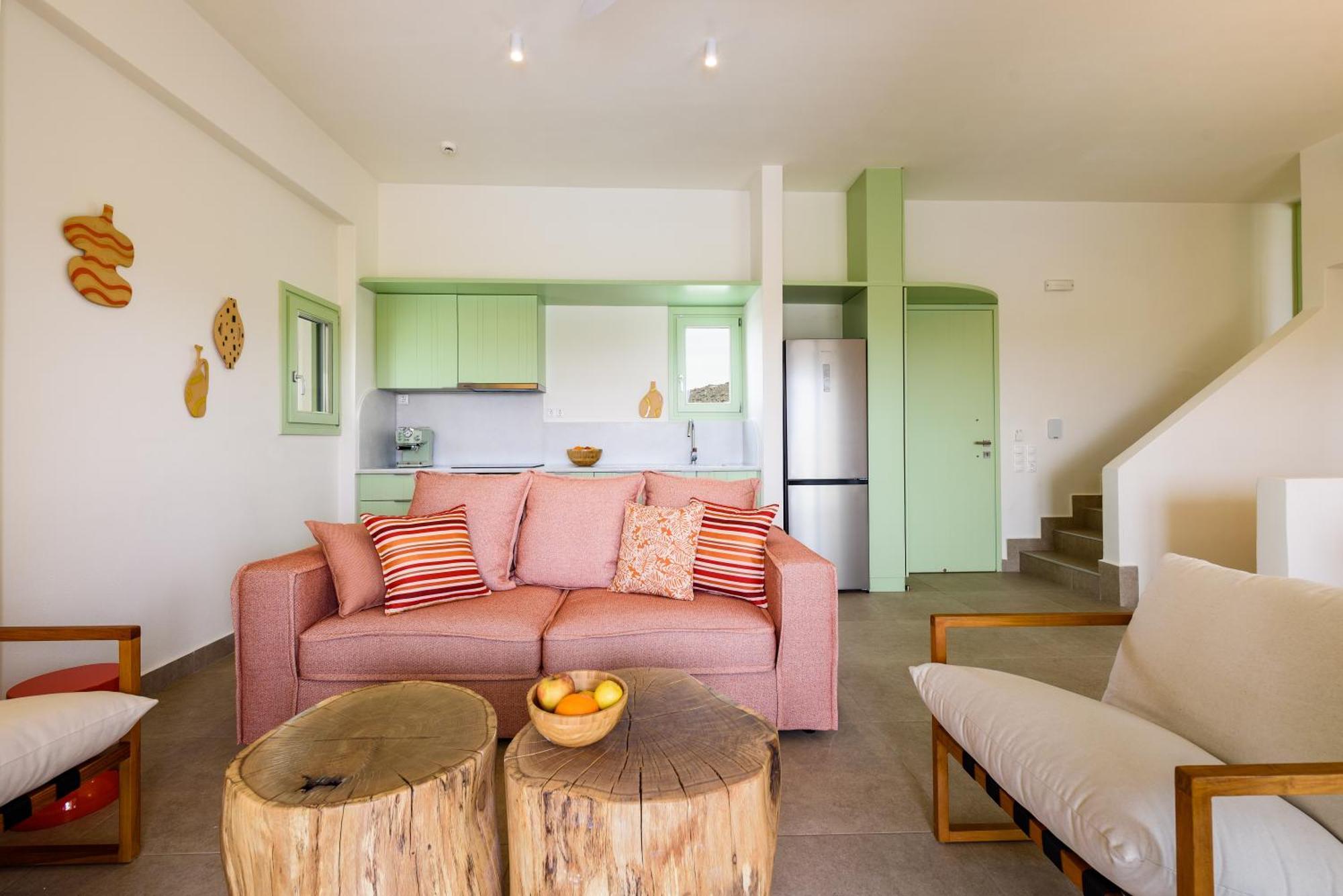 Plioni Villas & Suites Mikri Vigla Bagian luar foto