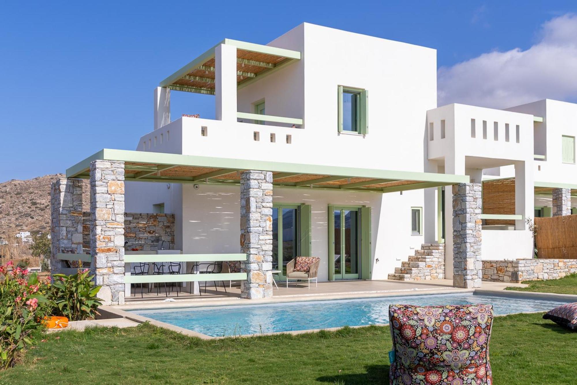 Plioni Villas & Suites Mikri Vigla Bagian luar foto