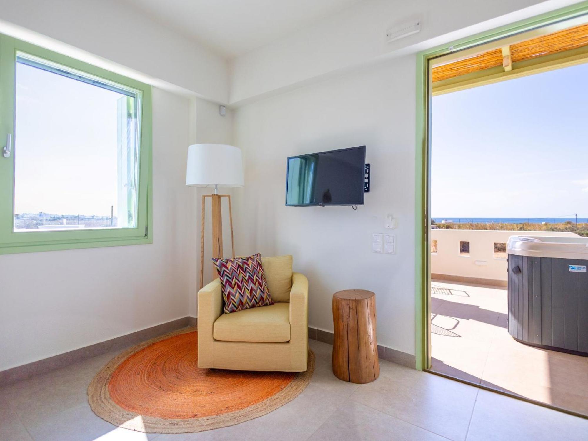 Plioni Villas & Suites Mikri Vigla Bagian luar foto