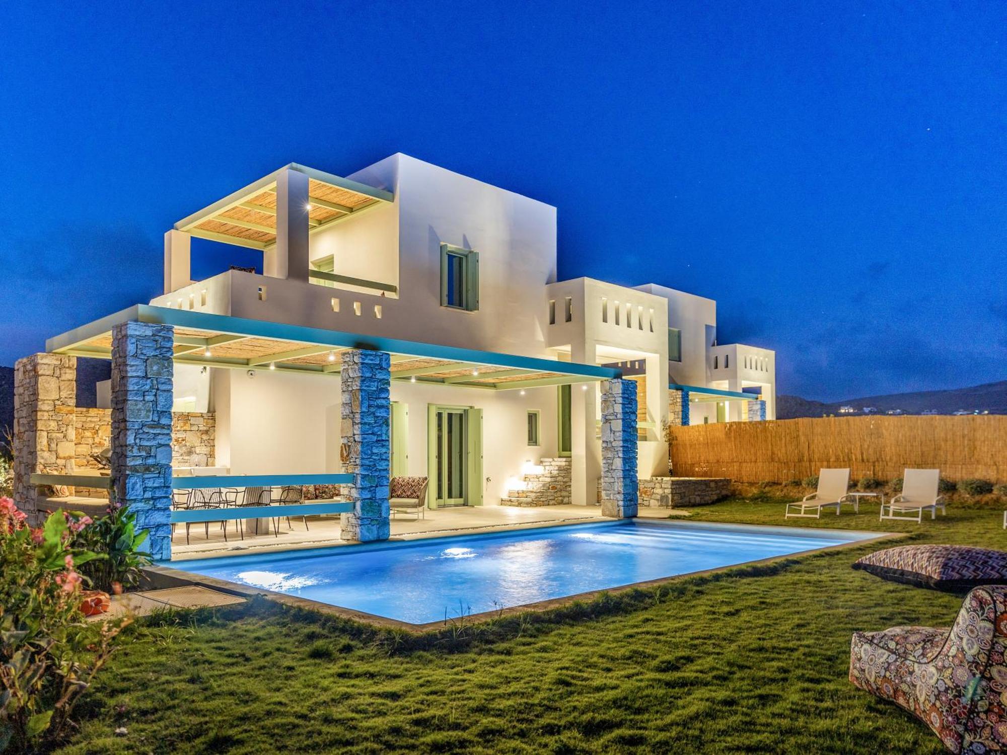 Plioni Villas & Suites Mikri Vigla Bagian luar foto